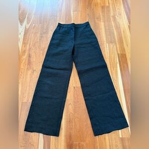 COS linen pants in black. Size 2.